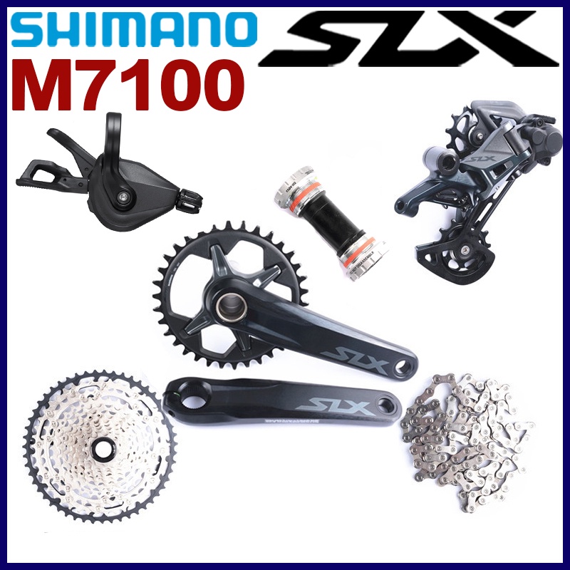 SHIMANO SLX M7100 Groupset 1X12 Speed M7100 Shifter Rear Derailleur Cassette Cassette Crankset Shopee Philippines