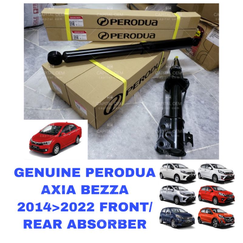 Perodua Axia Bezza Front & Rear Absorber (2014-2022) | Shopee Philippines