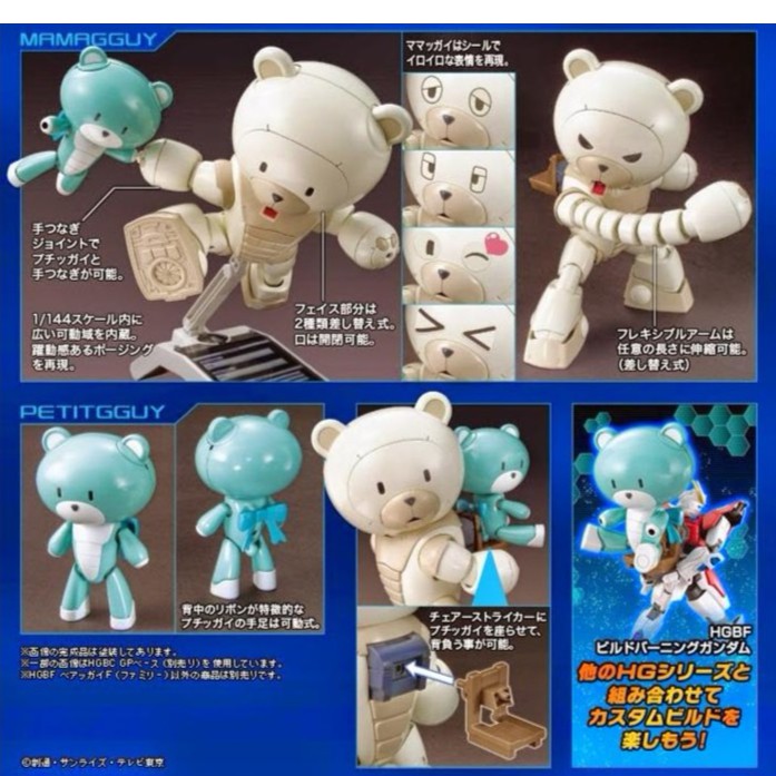 Gundam HGBF Model Kit: Bearguy F (Family) | Shopee Philippines