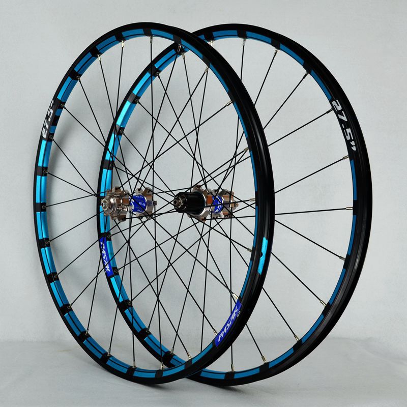 Blue mountain bike wheels sale