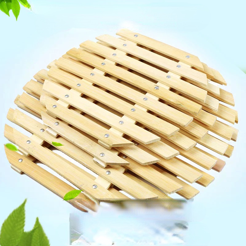 Bamboo Grid Bamboo Plate For Streaming Steaming Mat Steaming Rack Wok ...