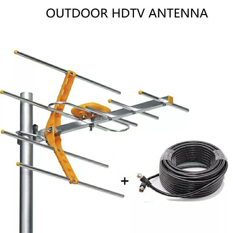 [No Blackbox Needed] Outdoor Antenna HDTV DTV Digital High Definition