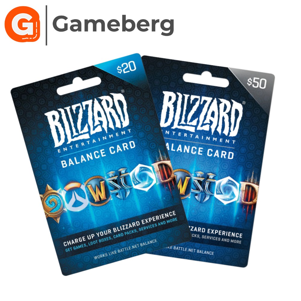 Blizzard Entertainment Balance $20 Gift Card BLIZZARD BALANCE