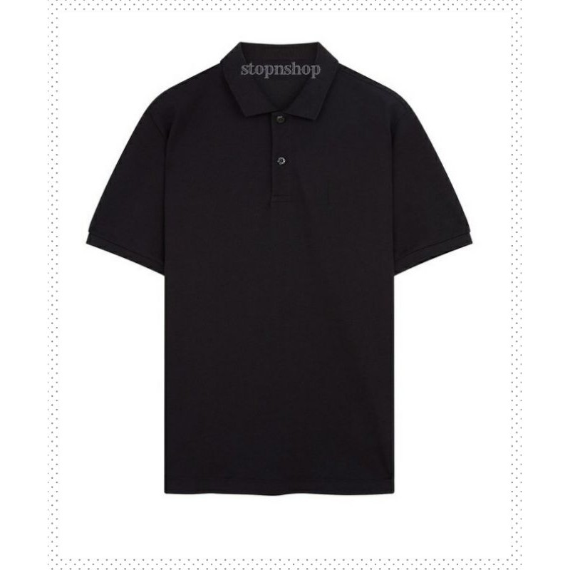 Collared shirt black best sale