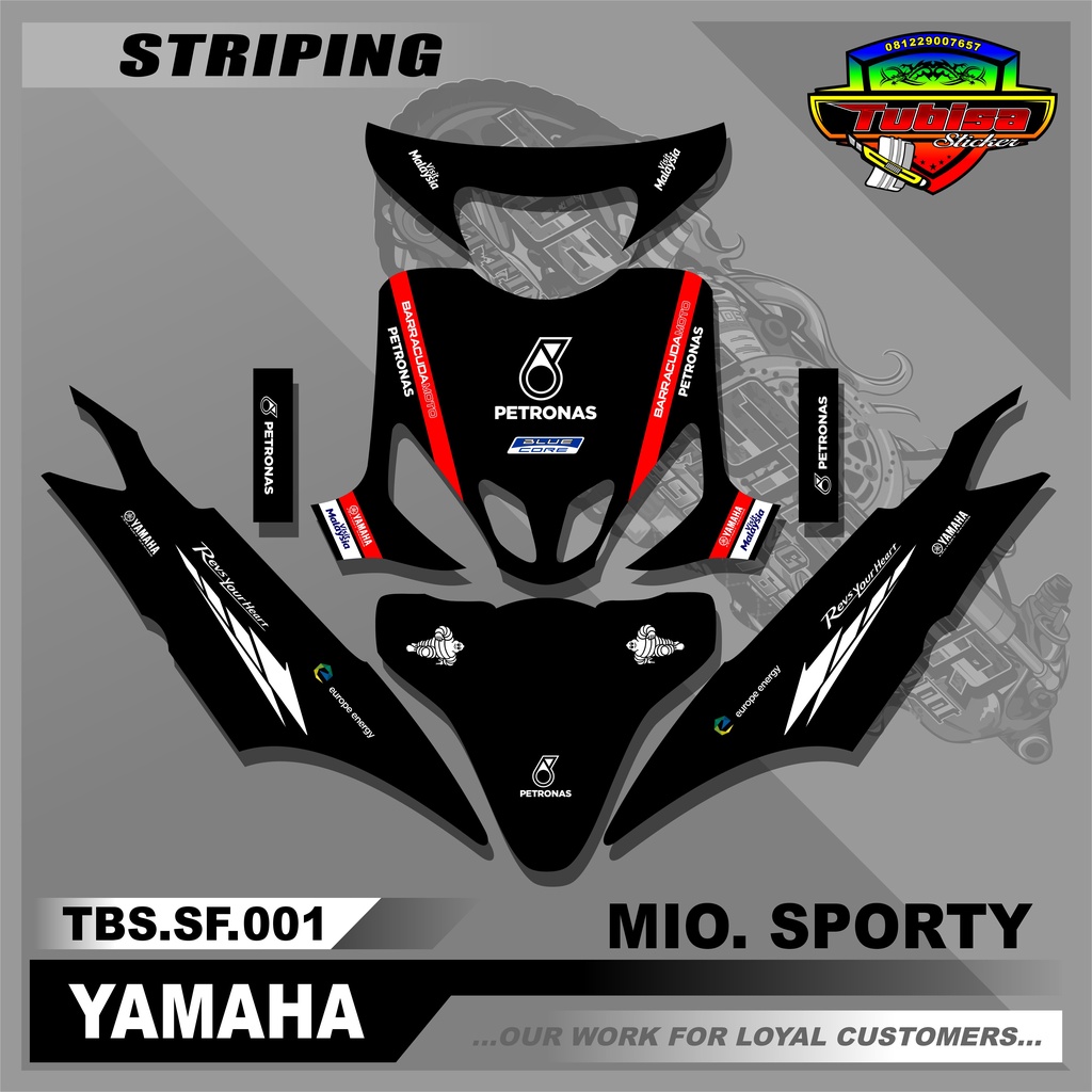 Mio SPORTY Full Body Sticker Decal - MIO SPORTY Sticker Decal Petronas ...