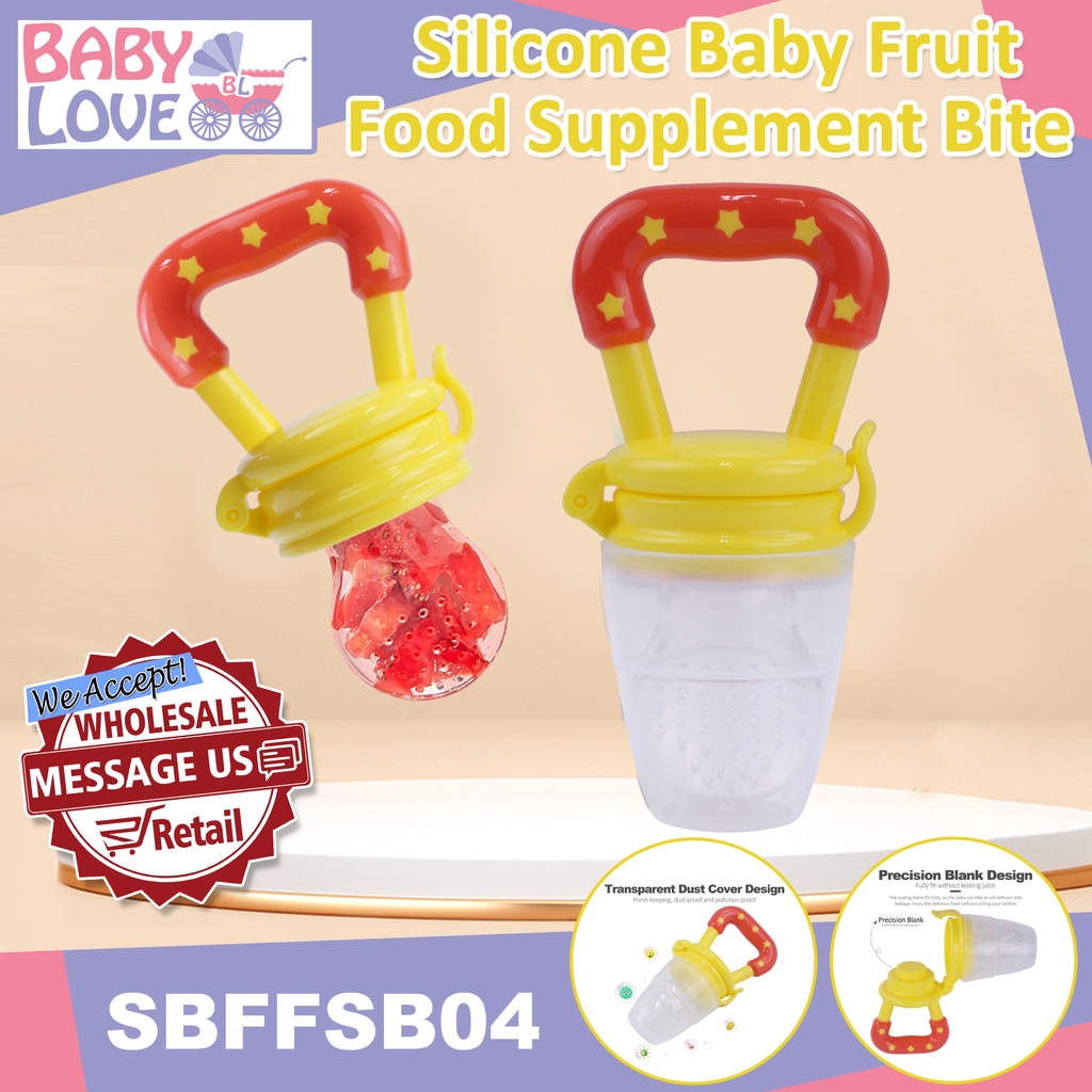 BBA 893B Baby Juicer Pacifier Fresh Food Fruit Nibbler Feeder Nipple