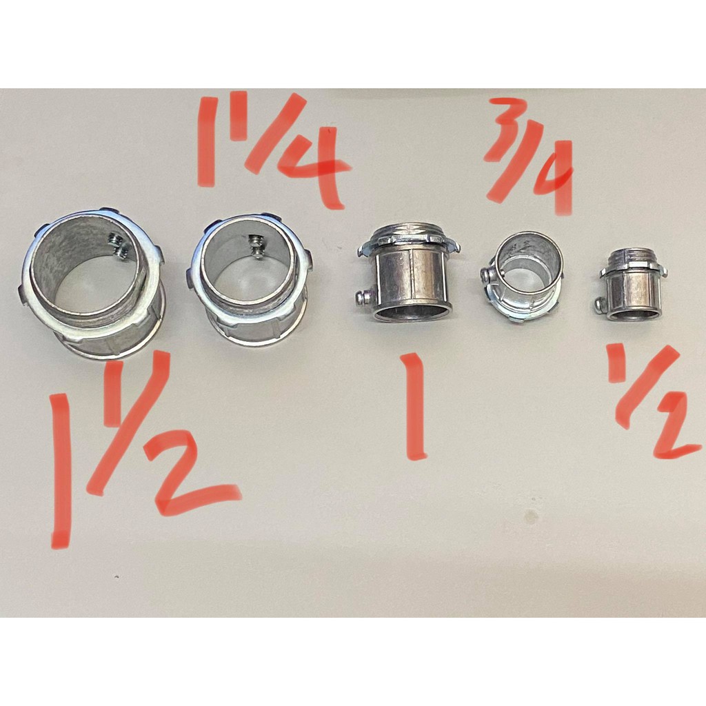EMT coupling connector 11/2 11/4 strraight eletroline rsc adapter