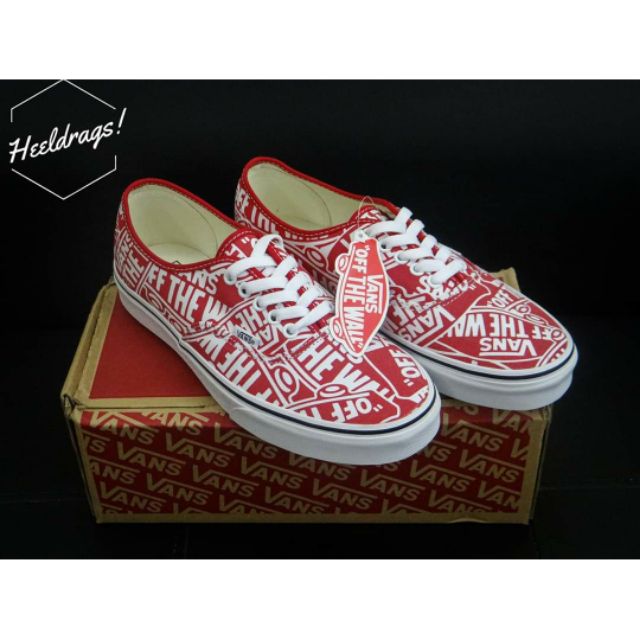 Vans otw hotsell repeat red