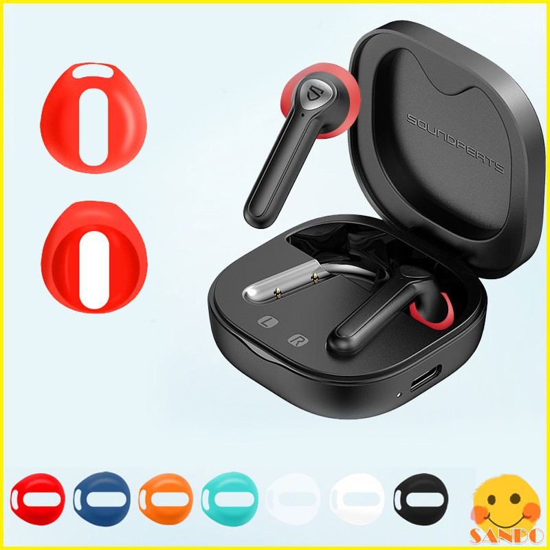 Soft Silicone Case For SoundPEATS Trueair2/2+ Protective Cove Wireless  Earphone Case For SoundPEATS TrueAir2