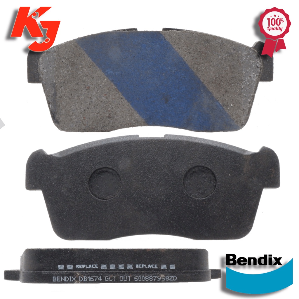 BENDIX BRAKE PADS DB1674 GCT FRONT SET FOR SUZUKI CELERIO 20092014