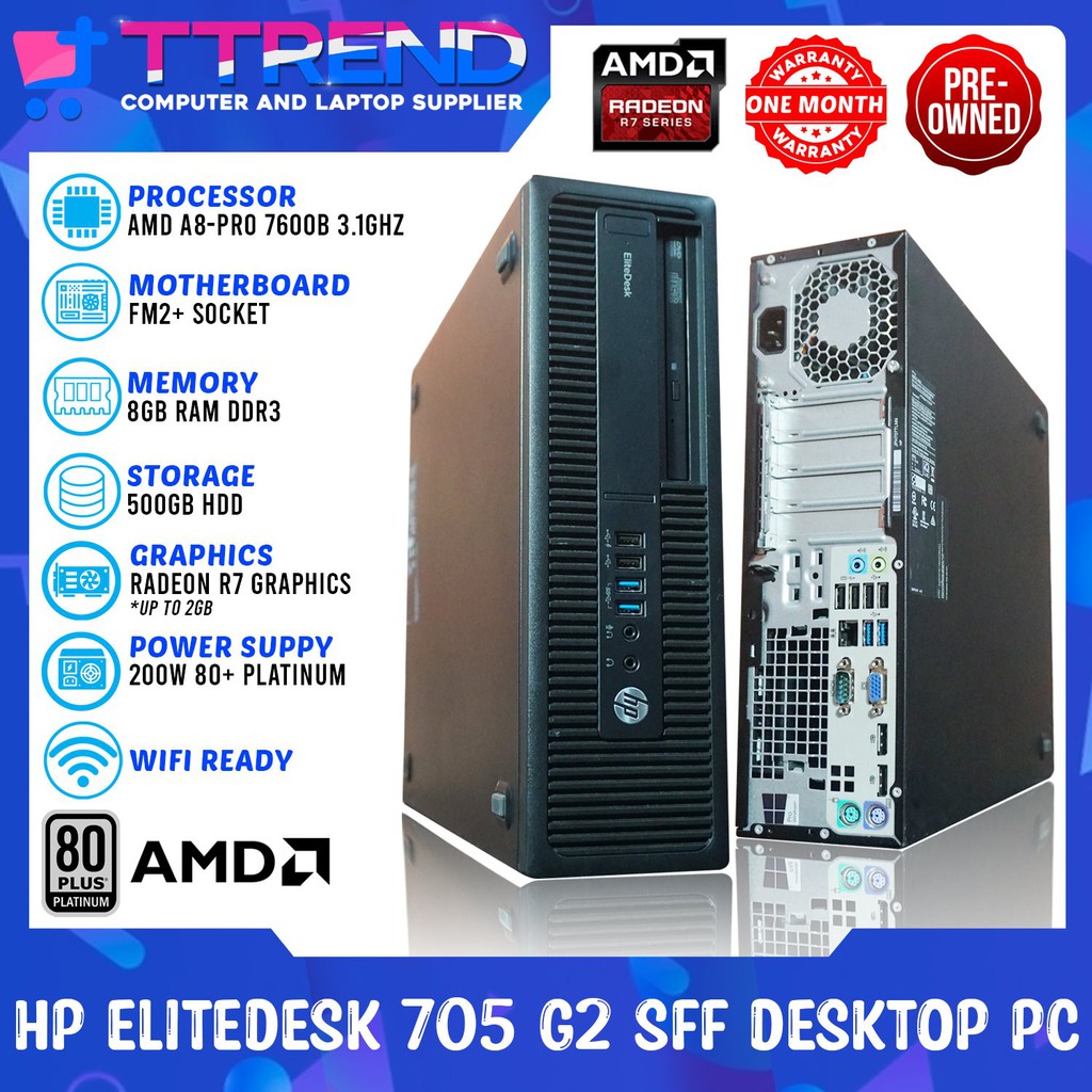 美品☆HP 705 G2 AMD A10 12GB SSD＋HDD Win10 【公式通販】