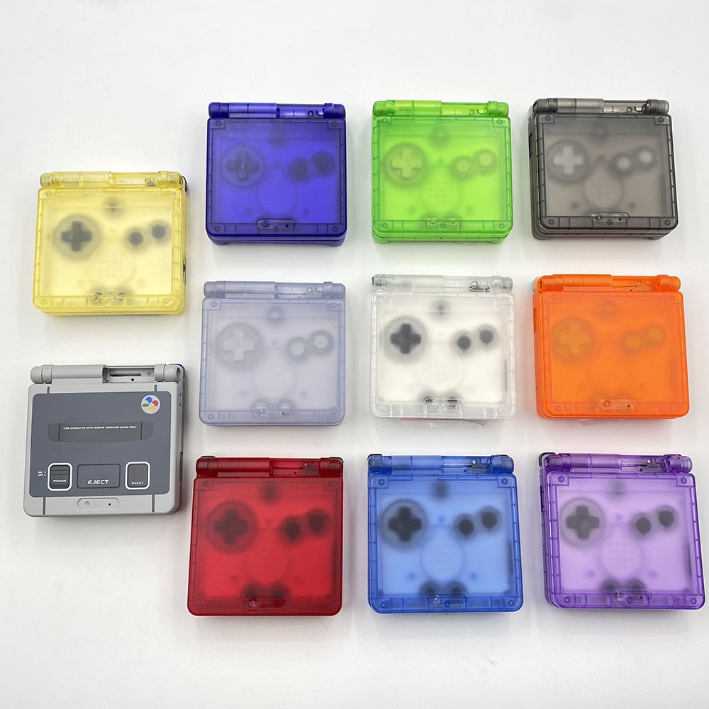 Replacement Housing Case for Nintendo GBA SP Transparent Came