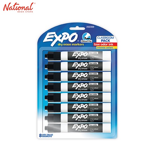 Expo Whiteboard Marker 8'S Black Chisel Tip 4016653 Shopee Philippines