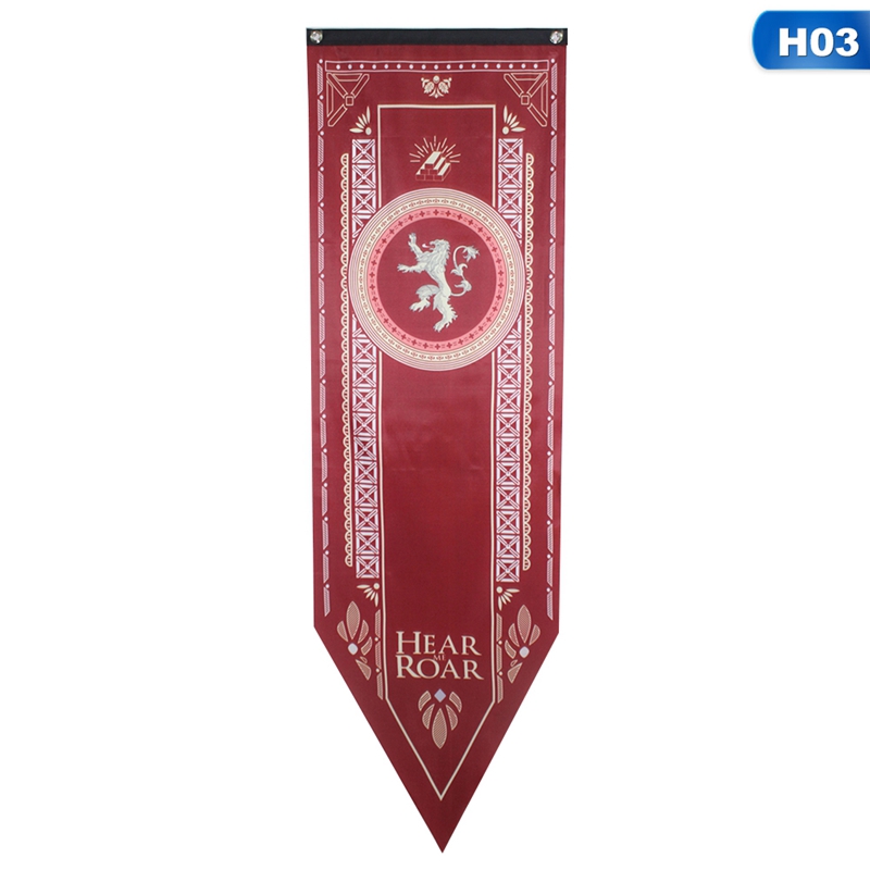 Game of Thrones House Stark Targaryen Banner Wall Hanging Flag Wall ...