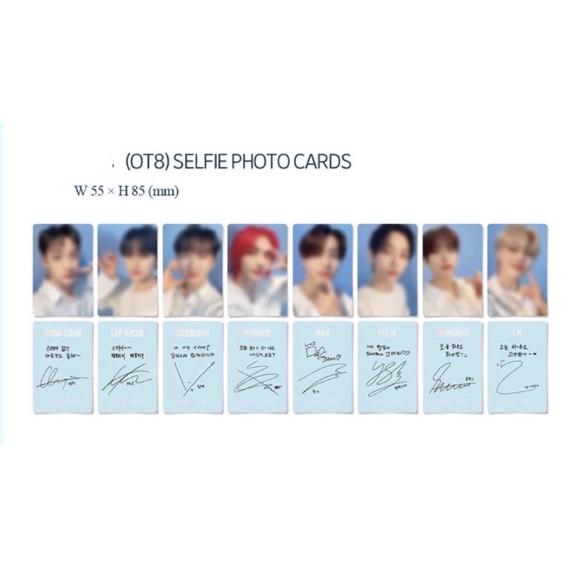 Fullset Photocard Stray Kids X Nacific R11 Ver. Special Collaboration ...