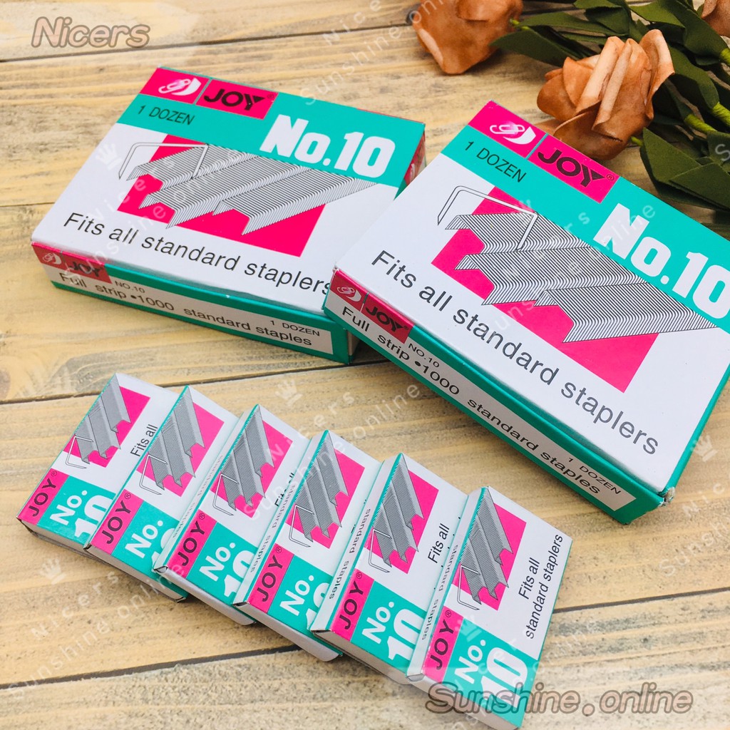 10 JOY Staple Wire Standard Staples 1DOZ Shopee Philippines