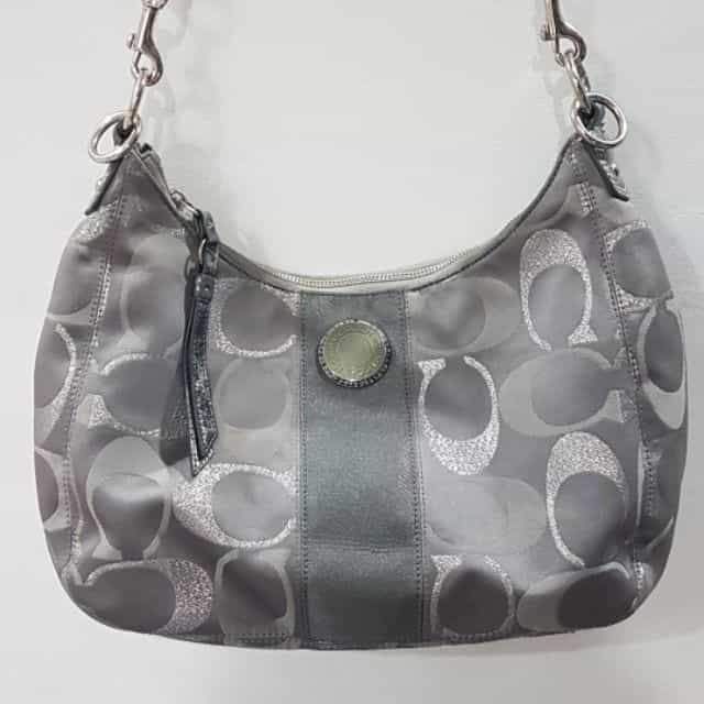 Gray discount coach handbag