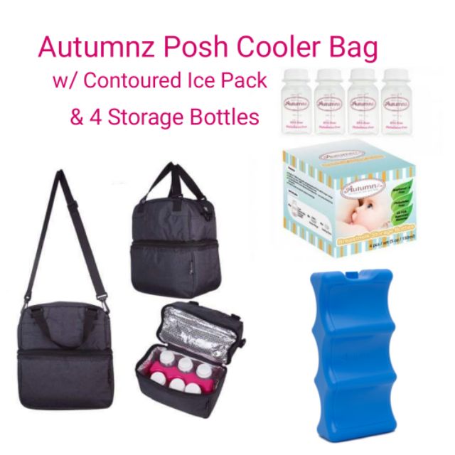 Autumnz Posh Cooler Bag Package (Ice Pack + Bottles)