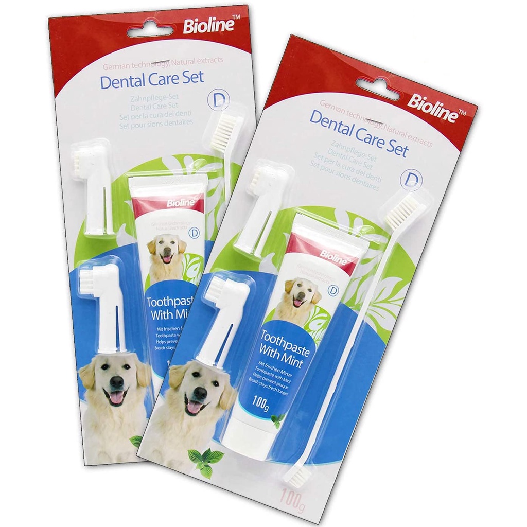 Bioline Pet Dental Flavored Toothpaste For Dogs 100g 