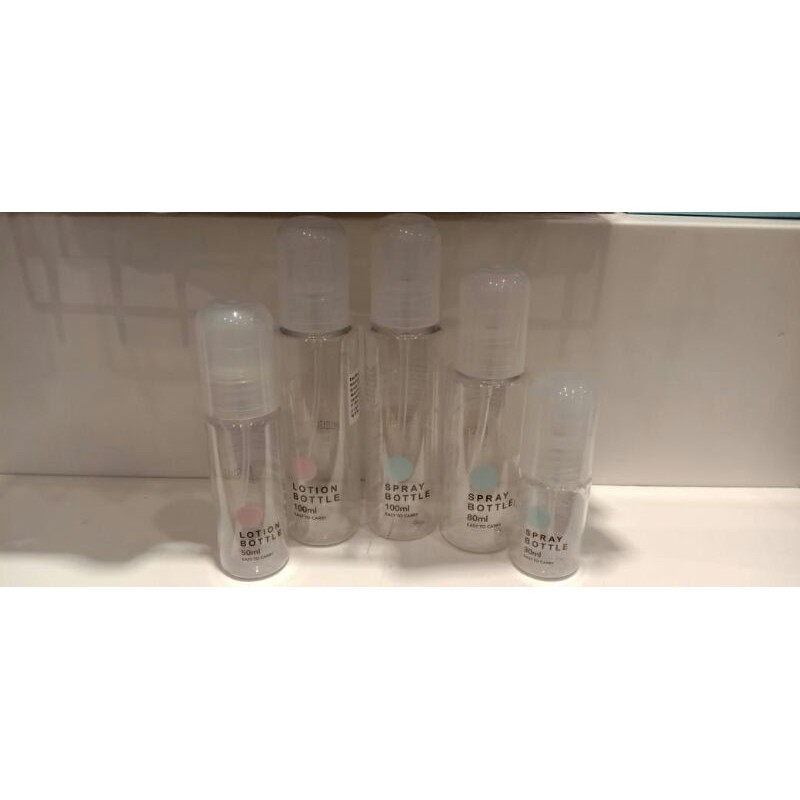 Miniso SPRAY BOTTLE 30 50 80 100ml (2pc) Shopee Philippines