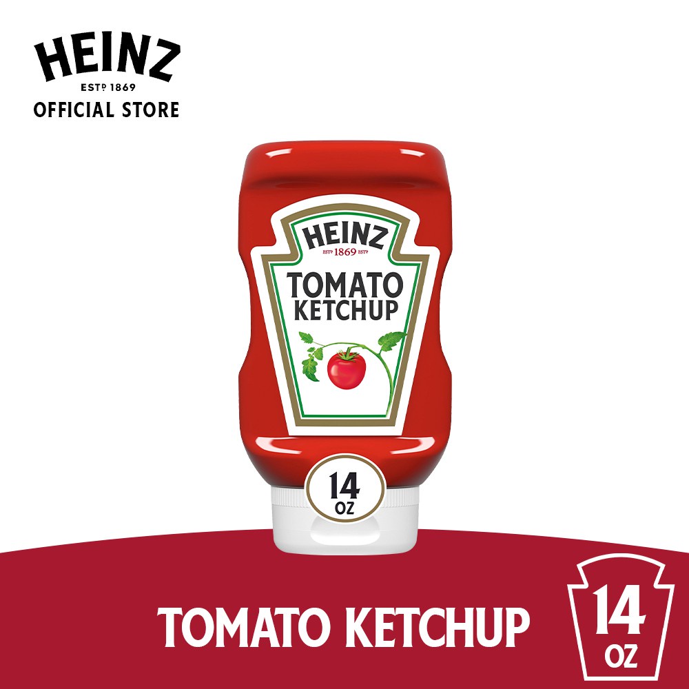 Heinz Easy Squeeze Bottle Tomato Ketchup 14oz | Shopee Philippines
