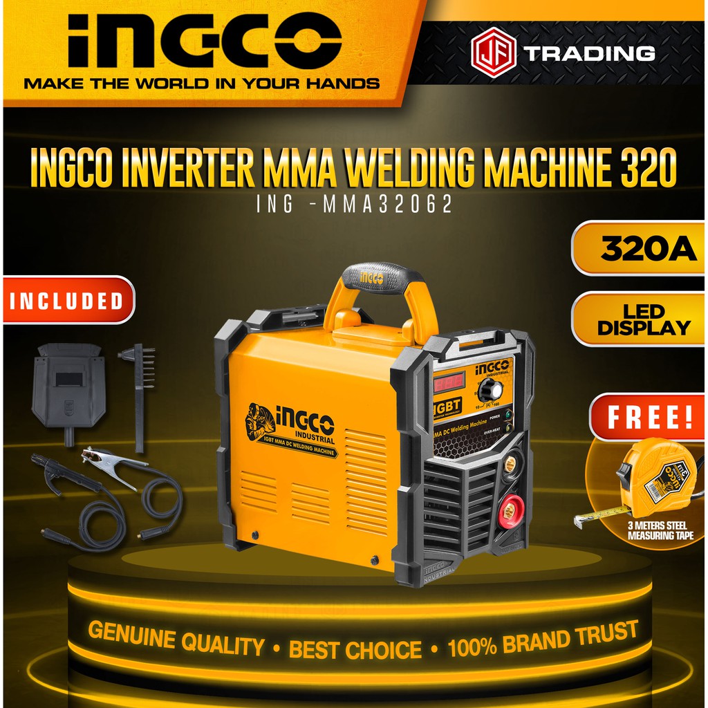 INGCO Inverter MMA Welding Machine 320 INDUSTRIAL ING-MMA32062 ...