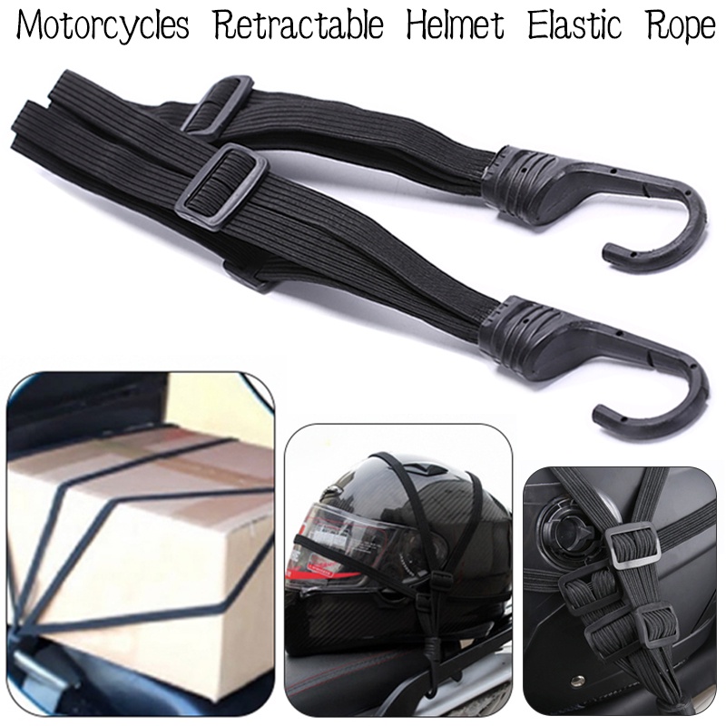 Motorcycles Strength Retractable Helmet Luggage Elastic Rope Strap with ...