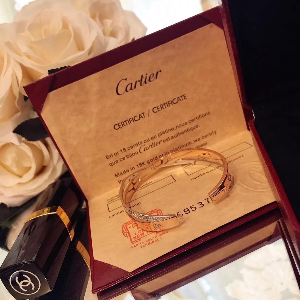 READY Stock Original Cartier Bracelet Love New Two In One