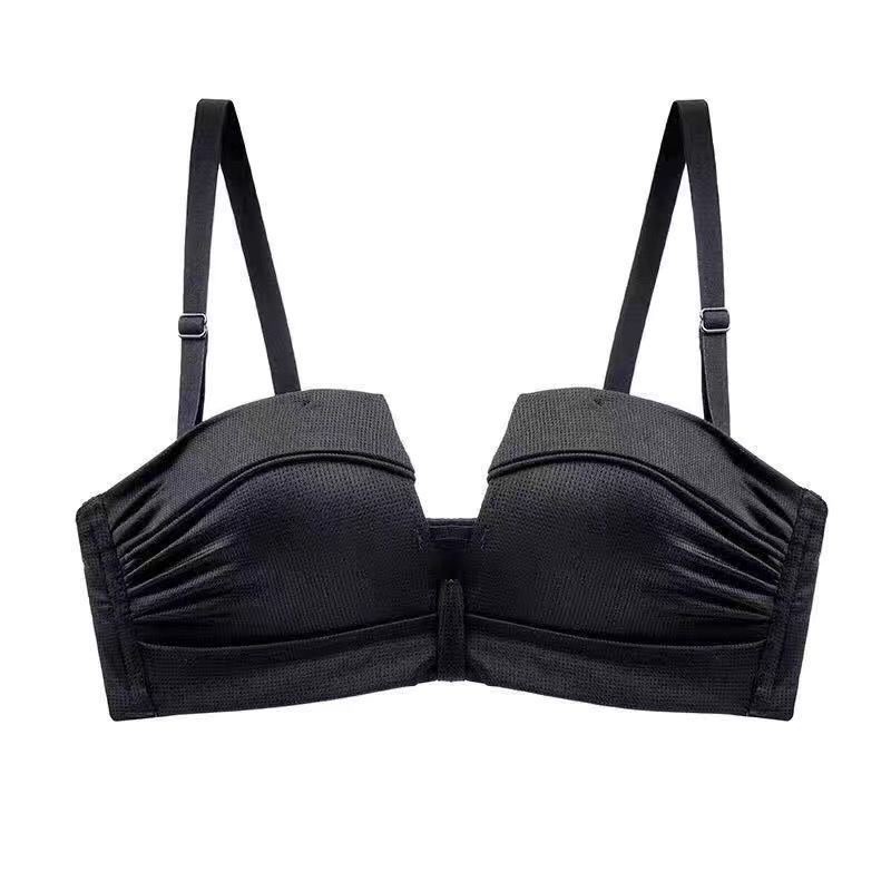 Female Bra Small Chest Gathered Adjustment Type Without Rims Wireless