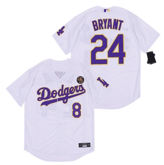 Kobe Bryant Black Purple & Gold Dodgers Jersey – South Bay Jerseys