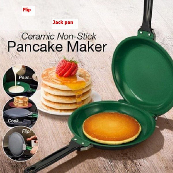 Pancake maker Quick and Easy Pancake Pan Flip Jack Ceramic Orgreenic