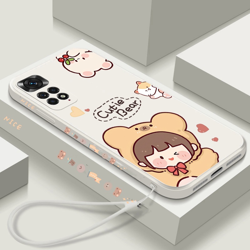 Cute Cartoon Girl Rabbit Soft Tpu Casing Redmi Note 10 Pro 11 11s ...