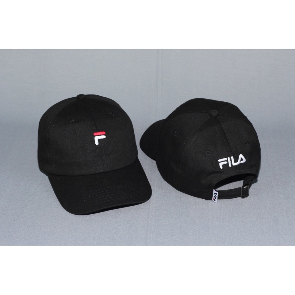 Black fila outlet cap