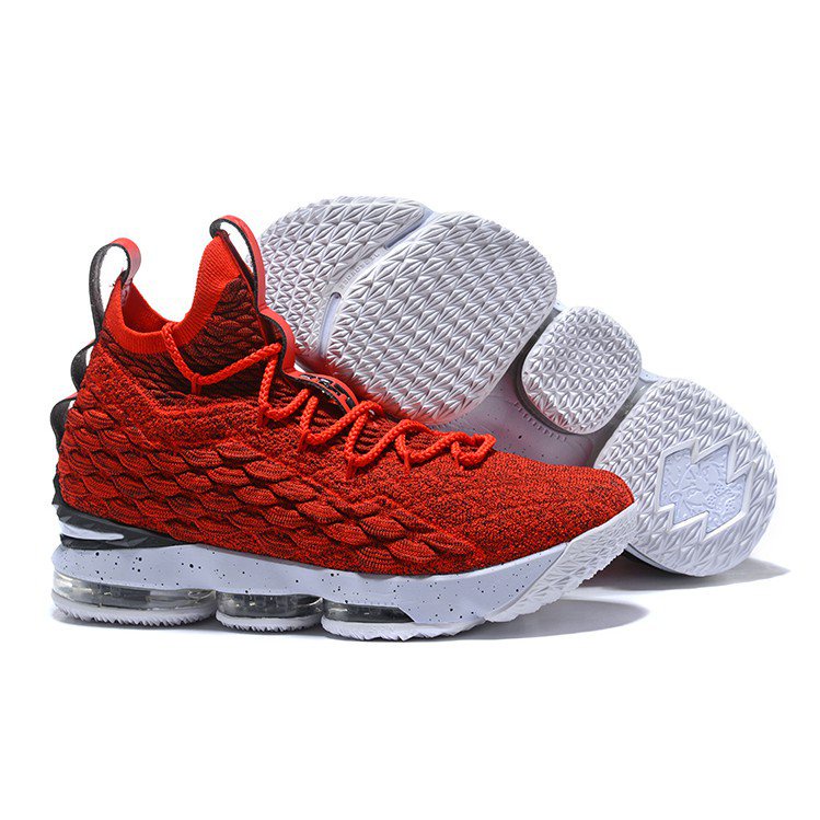 Lebron 15 cheap red and yellow