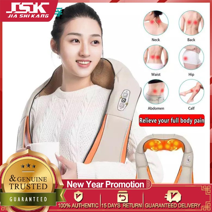 JSK [1 year warranty] Shoulder and Neck Massager , Automatic Heating Pad, Electric Massager