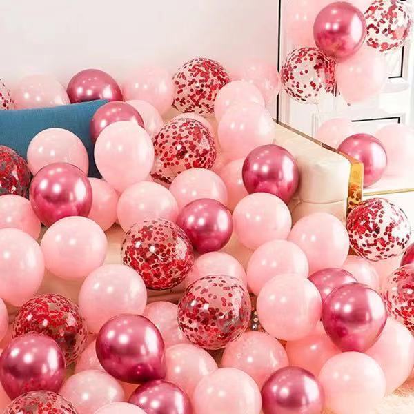 20pcs/Set 10inch Glossy Metal Pearl Latex Balloons Sequin Thick Chrome ...
