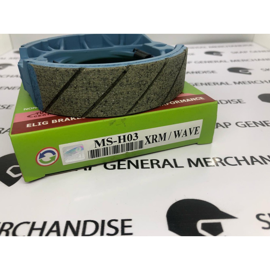 ELIG BRAKE SHOE XRM / WAVE / RAIDER J 110 / SMASH / SHOGUN 125 ( MS