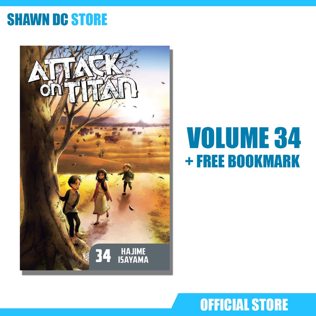 Attack on Titan, Vol. 34 (English Manga) by Hajime Isayama | Shopee ...