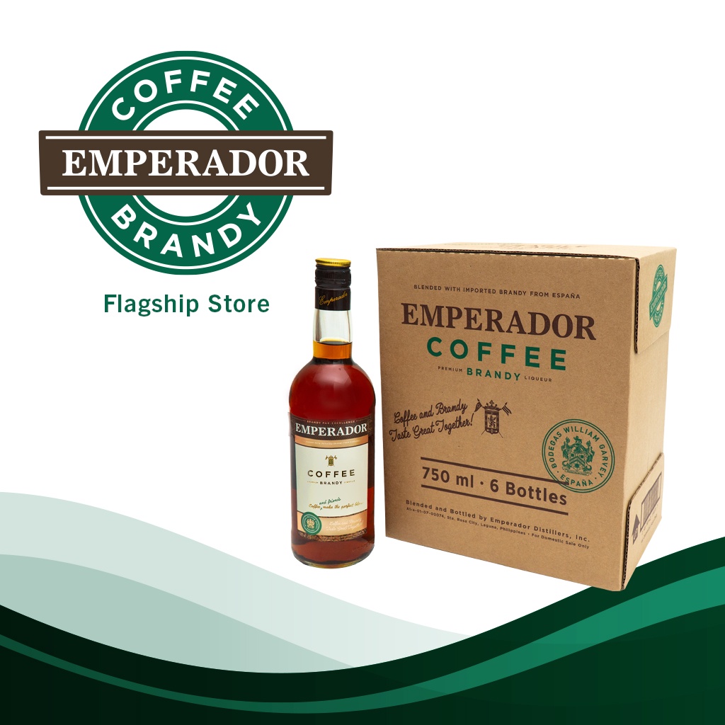 Emperador Coffee Brandy 750ml 6Pack Shopee Philippines