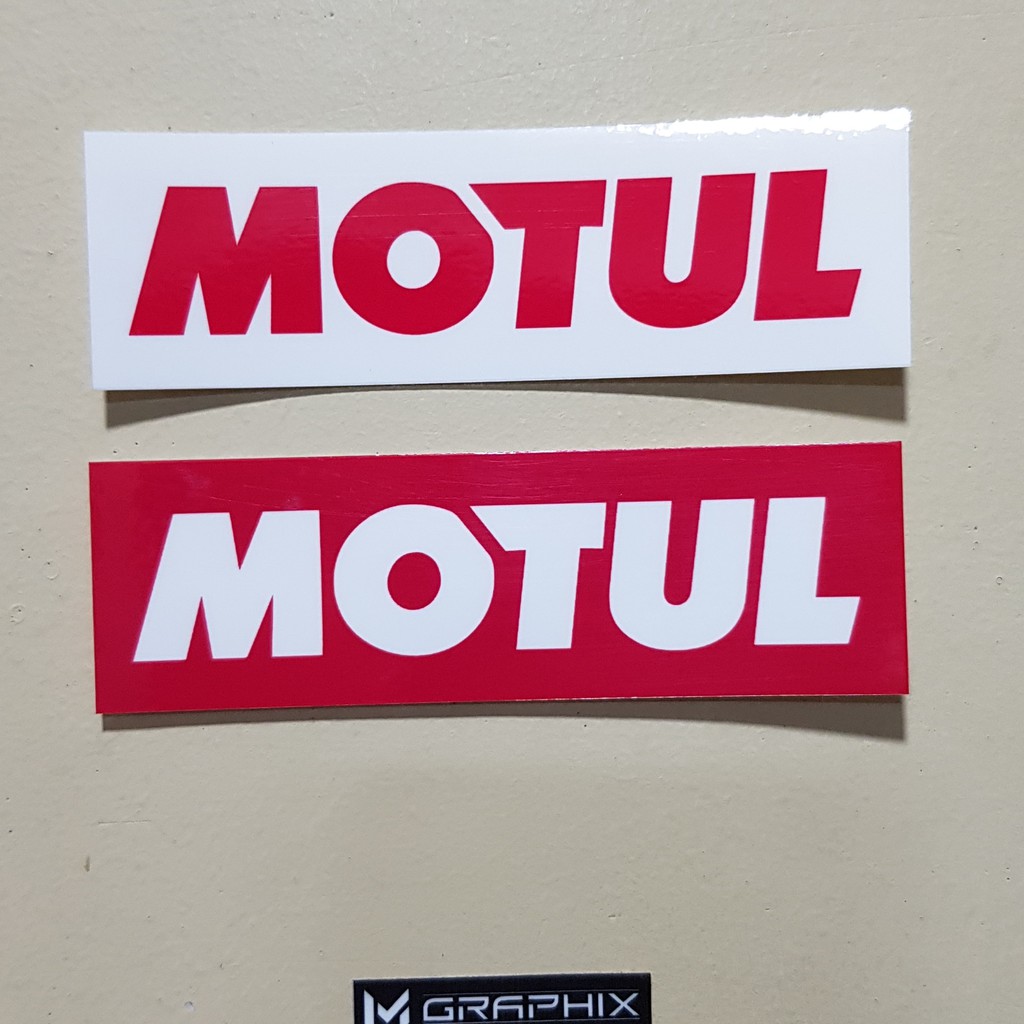 Vinyl Sticker - MOTUL, laminated sticker for motorcycle (with ...