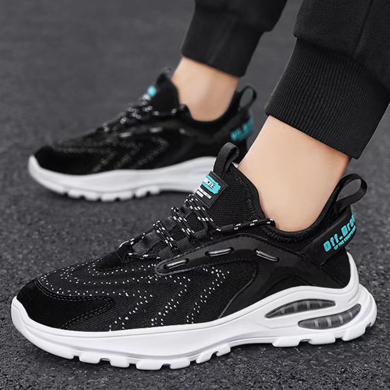 MELOMELOPH Fashion Korean Black Shoes Sneaker Running Shoes for Men # ...