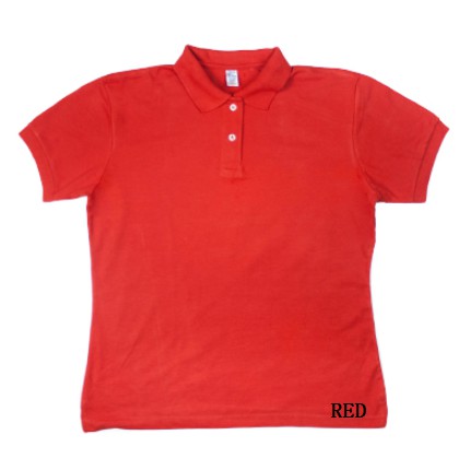 Blue Corner Plain Polo Shirt LADIES *CHECK SIZE CHART 1ST PLEASE* (RED