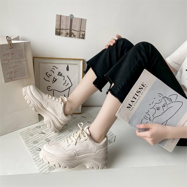 KS Trendy Korean Rubber Shoes Thick Bottom High Quality Shoes for Women ADD 1 SIZE 107 Shopee Philippines