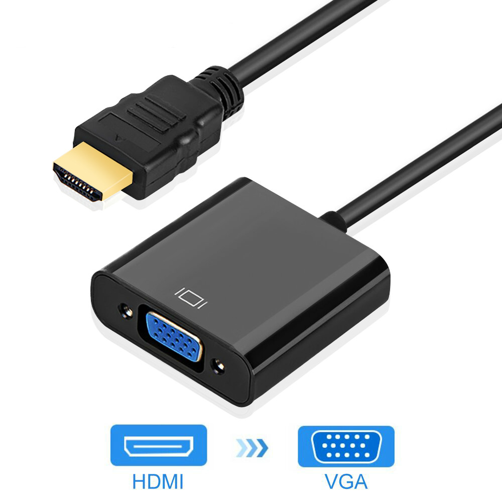 1080P HDMI to VGA male to female converter adapter | Shopee Philippines