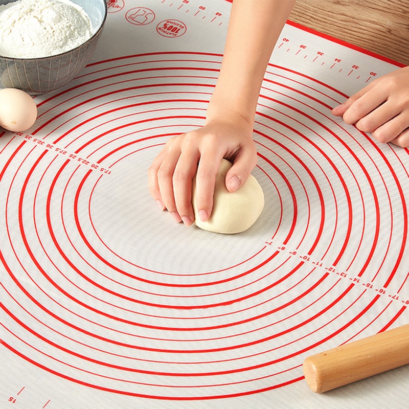 Kneading Dough Mat Silicone Baking Mat Pizza Cake Dough Maker Pastry  Kitchen Cooking Grill Gadgets Bakeware Table Mats Pad Sheet
