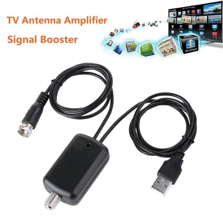 New Professional TV Digital Antenna HDTV Signal Amplifier Low Noise ...