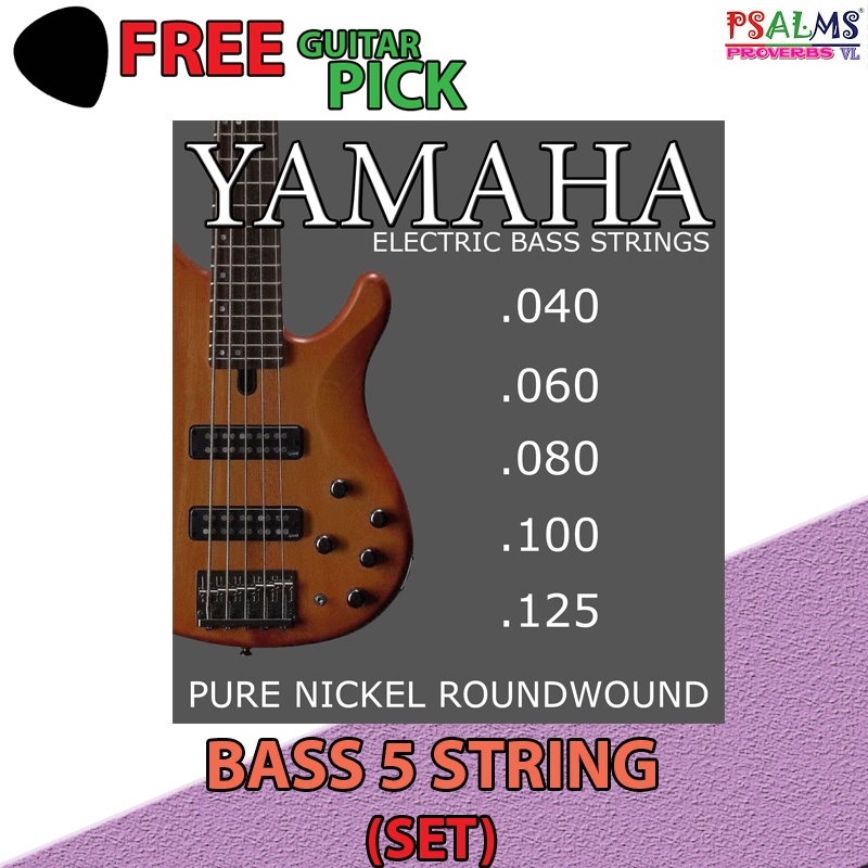 Bass guitar string 5 strings 1set Yamaha Shopee Philippines