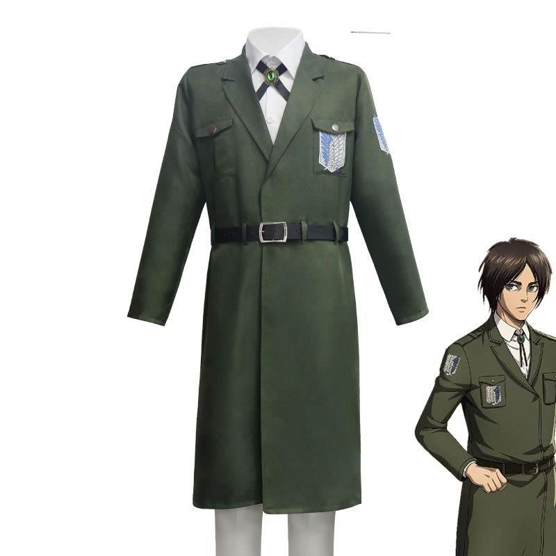 Anime Cosplay Costume Aot Season 4 Cosplay Levi Ackerman Trench Attack