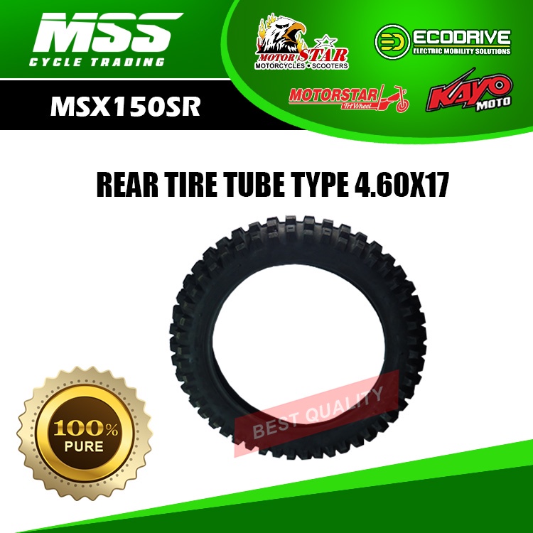 MSX150SR REAR TIRE 460X17 (OFFROAD) | Shopee Philippines