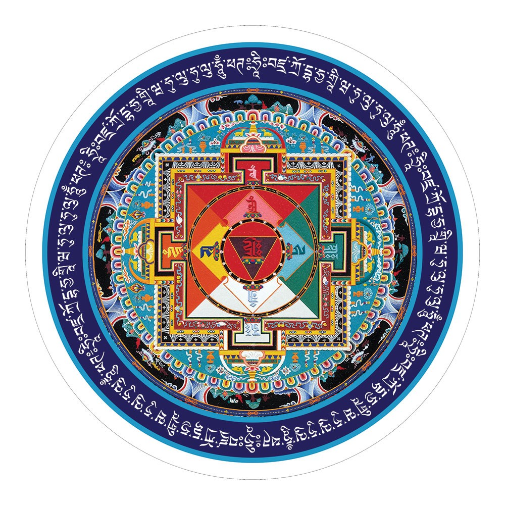 FENG SHUI LUCKY CHARM HAYAGRIVA MANDALA STICKER | Shopee Philippines